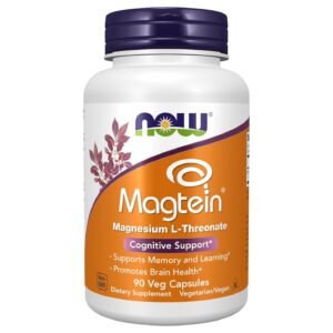 NOW Foods Magtein Magnesium L-Threonate – 90 Veg Capsules
