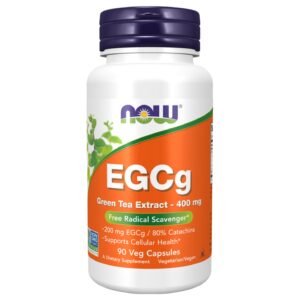 NOW Foods EGCg Green Tea Extract 400 mg – 90 Veg Capsules