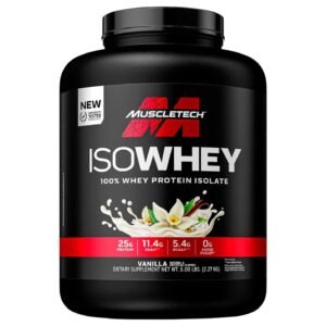 MuscleTech IsoWhey 100% Whey Protein Isolate – 5 lbs