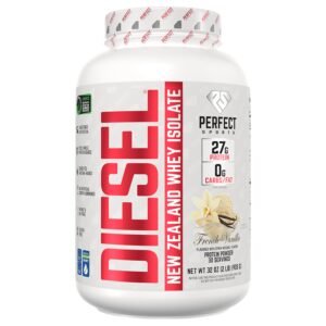 Perfect Sports Diesel 100% New Zealand Whey Protein Isolate, 2 lbs