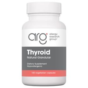 Allergy Research Group Thyroid 40 mg – 100 Vegetarian Capsules