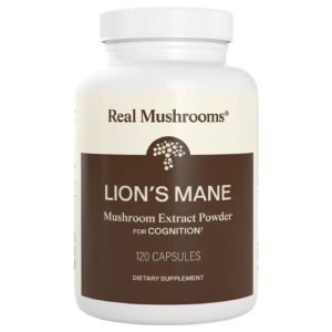 Real Mushrooms Lion's Mane Extract – 120 Capsules