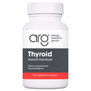 Allergy Research Group Thyroid 40 mg – 100 Vegetarian Capsules