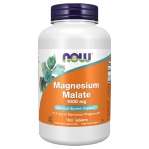 NOW Foods Magnesium Malate 1000 mg – 180 Tablets