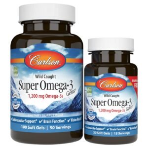 Carlson Super Omega-3 Gems – 100 + 30 Soft Gels