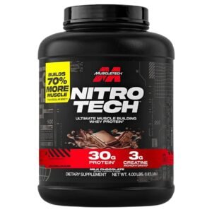 MuscleTech NitroTech Whey Protein – 4 lbs
