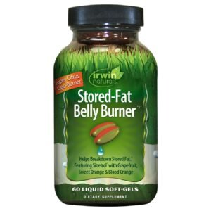 Irwin Naturals Stored-Fat Belly Burner – 60 Liquid Soft-Gels