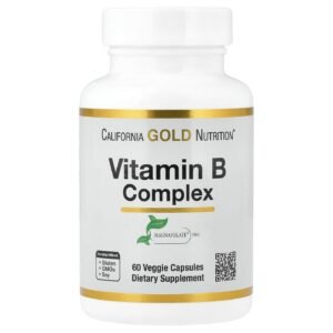 California Gold Nutrition Vitamin B Complex – 60 Veggie Capsules