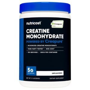 Nutricost Creatine Monohydrate Creapure Unflavored – 500 g