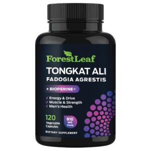 Forest Leaf Tongkat Ali + Fadogia Agrestis + BioPerine – 120 Vegetable Capsules