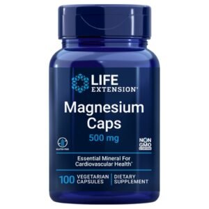 Life Extension Magnesium Caps 500 mg – 100 Vegetarian Capsules