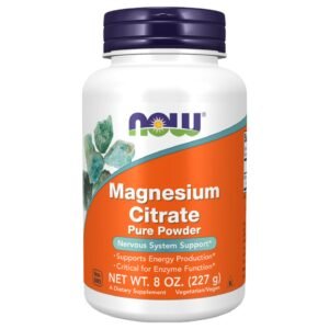 NOW Foods Magnesium Citrate Powder – 227 g