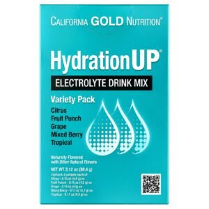 California Gold Nutrition HydrationUP Mix Variety Pack – 20 Packets