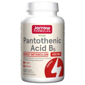Jarrow Formulas Pantothenic Acid B5 – 100 Veggie Caps
