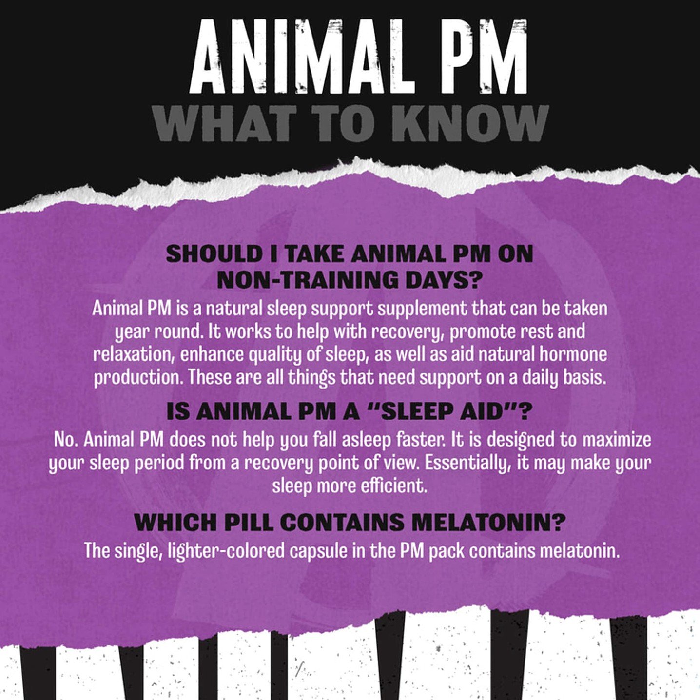 Animal PM Sleep & Nighttime Recovery – 30 Packs - Image 8