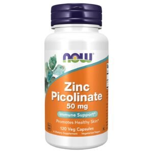 NOW Foods Zinc Picolinate 50 mg – 120 Veg Capsules