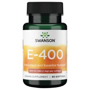 Swanson Vitamin E-400 180.2 mg (400 IU) – 60 Softgels