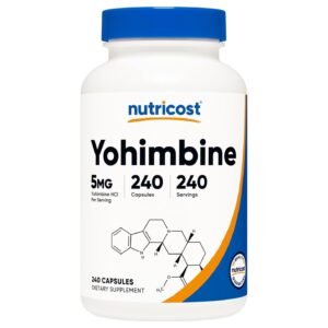 Nutricost Yohimbine 5 mg – 240 Capsules