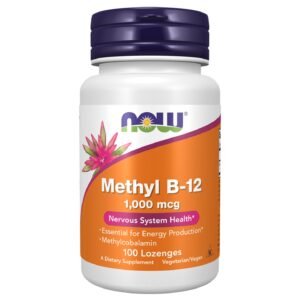 NOW Foods Methyl B-12 1,000 mcg – 100 Lozenges