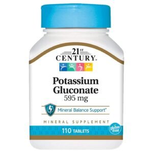 21st Century Potassium Gluconate 595 mg – 110 Tablets