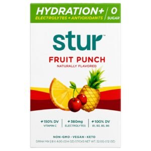 Stur Hydration + Electrolytes + Antioxidants – 8 Sticks