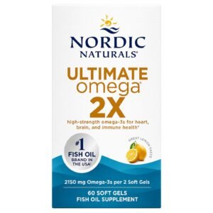 Nordic Naturals Ultimate Omega 2X Lemon – 60 Softgels