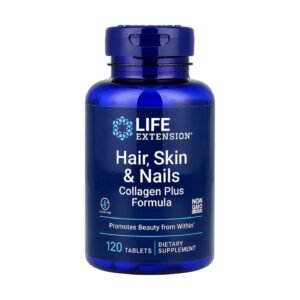Life Extension Hair Skin & Nails Collagen Plus Formula – 120 Tablets