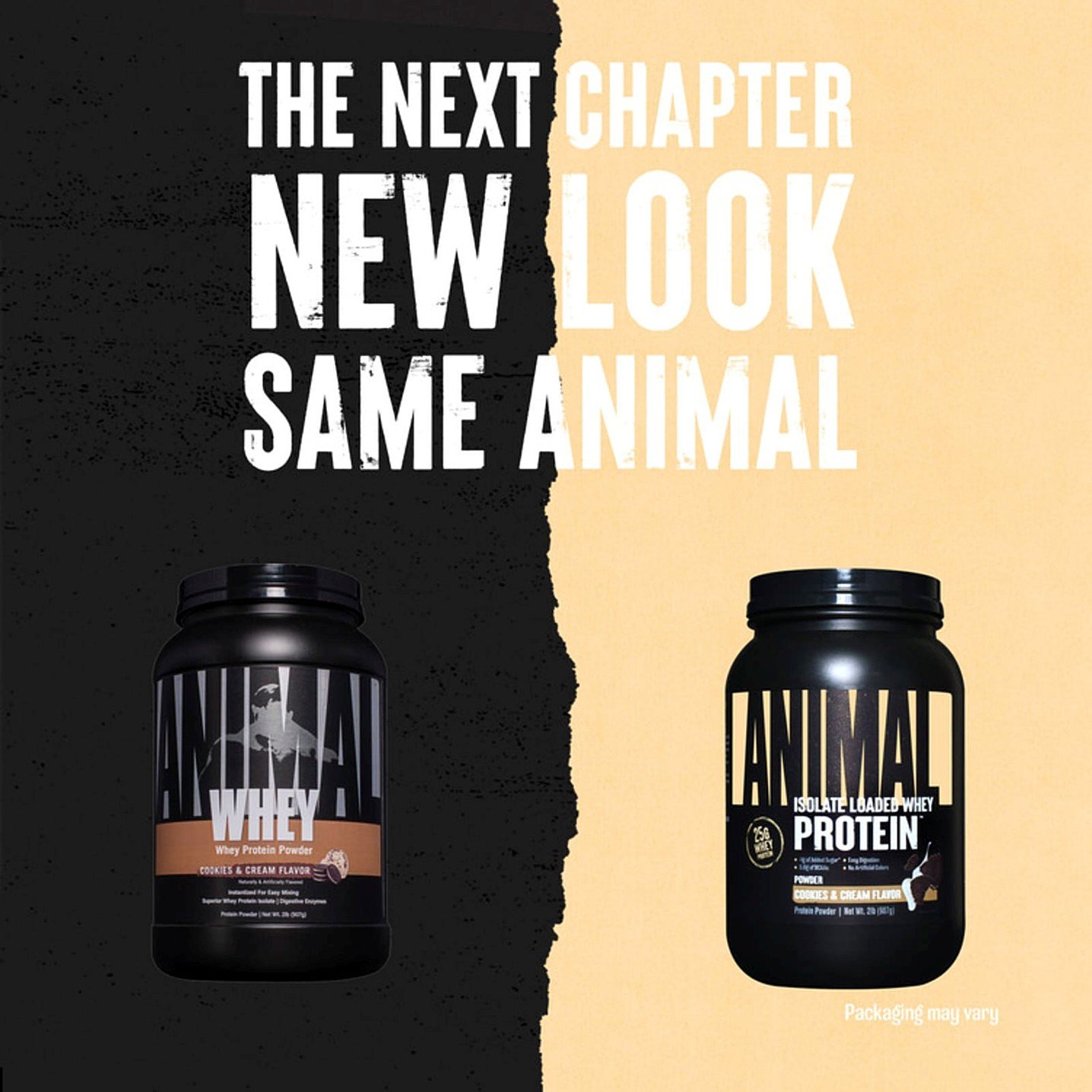 Animal Isolate Loaded Whey Protein Cookies & Cream – 2 lb (907 g) - Image 6