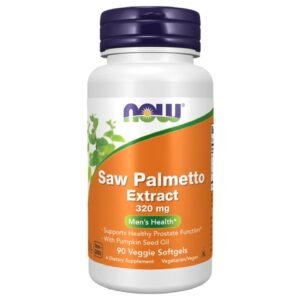 NOW Foods Saw Palmetto Extract – 90 Veggie Softgels