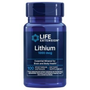 Life Extension Lithium 1000 mcg – 100 Vegetarian Capsules