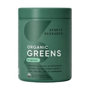 Sports Research Organic Greens Original – 7.05 oz (200 g)