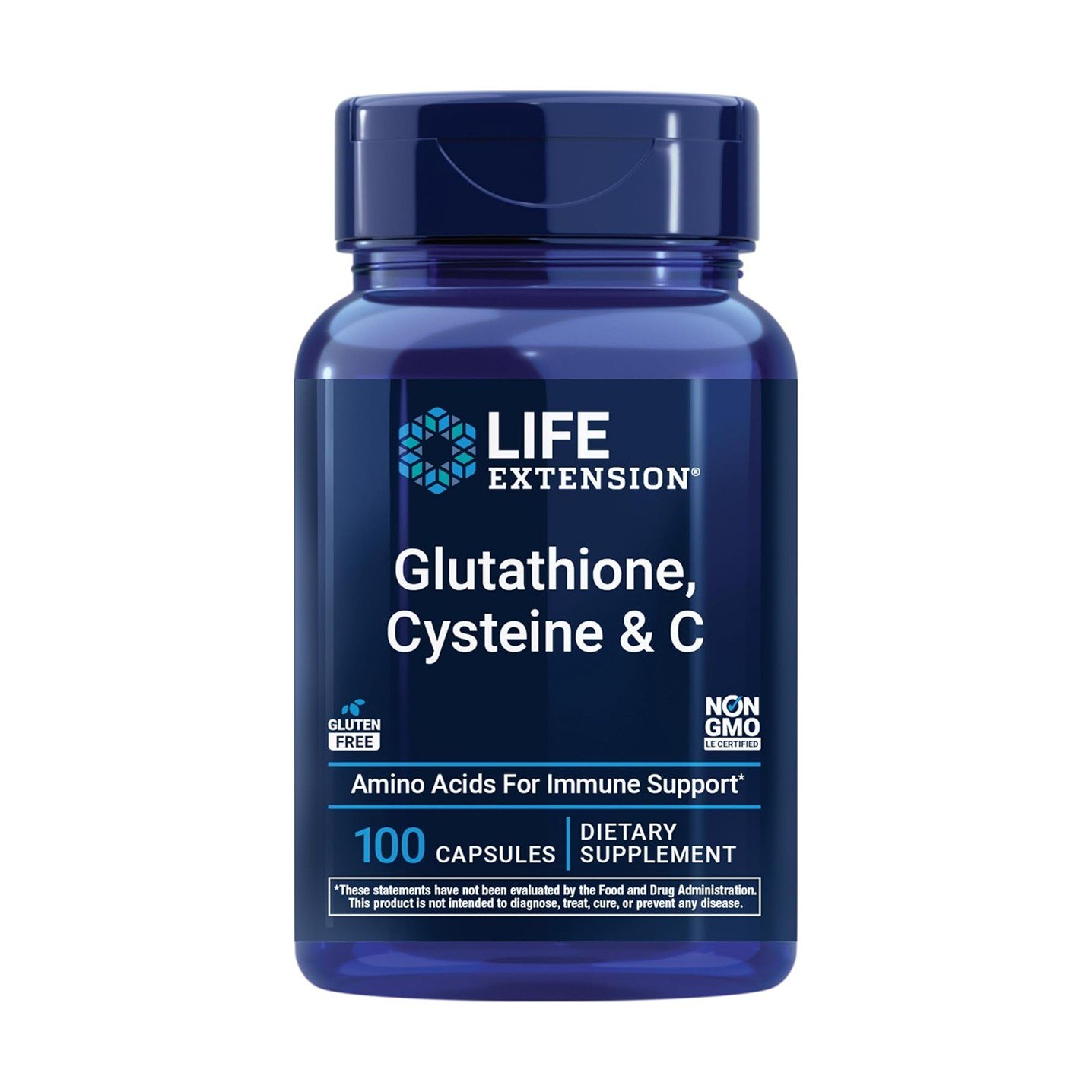 Life Extension Glutathione Cysteine & C – 100 Capsules