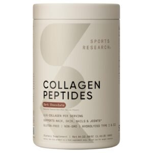 Sports Research Collagen Peptides Dark Chocolate – 640 g