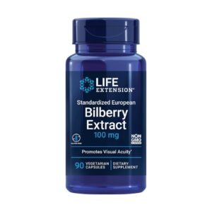 Life Extension Bilberry Extract 100 mg – 90 Vegetarian Capsules