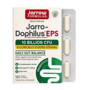 Jarrow Formulas Jarro-Dophilus EPS 10 Billion CFU – 120 Veggie Caps