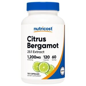 Nutricost Citrus Bergamot 600 mg – 120 Capsules