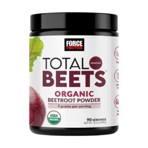 Force Factor Total Beets Organic Beetroot Powder – 15.9 oz (450 g)