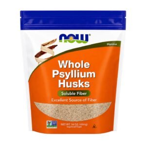 NOW Foods Whole Psyllium Husks – 454 g