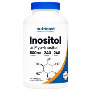Nutricost Inositol 500 mg – 240 Capsules