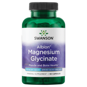 Swanson Albion Magnesium Glycinate 133 mg – 90 Vegan Capsules
