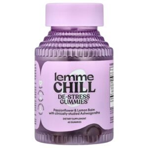 Lemme Chill De-Stress Gummies Mixed Berry – 60 Gummies