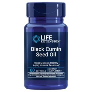 Life Extension Black Cumin Seed Oil 500 mg – 60 Softgels