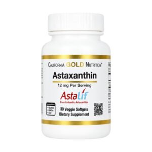 California Gold Nutrition Astaxanthin Astalif 12 mg – 30 Veggie Softgels