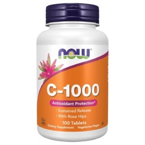 NOW Foods C-1000 With Rose Hips – 100 Tablets