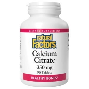 Natural Factors Calcium Citrate 350 mg – 90 Tablets