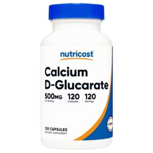 Nutricost Calcium D-Glucarate 500 mg – 120 Capsules