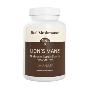 Real Mushrooms Lion's Mane Mushroom Extract – 120 Capsules