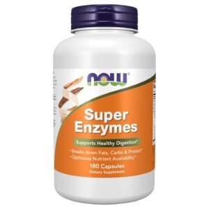 NOW Foods Super Enzymes – 180 Capsules