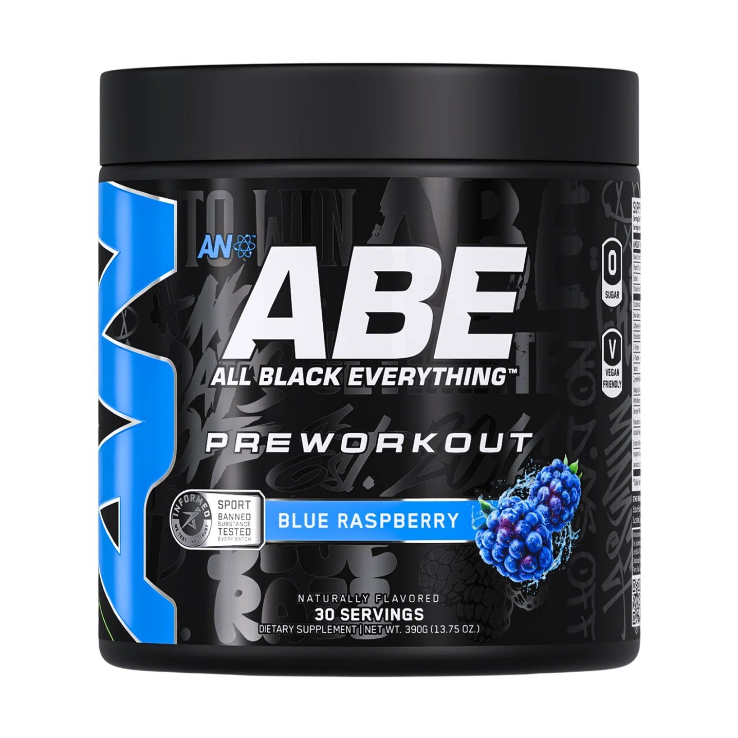 ABE Pre-Workout Blue Raspberry – 13.75 oz (390 g)