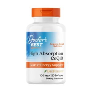 Doctor's Best High Absorption CoQ10 100 mg – 120 Softgels